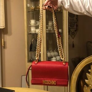 Moschino  Leather Crossbody Bag 100% authentic!